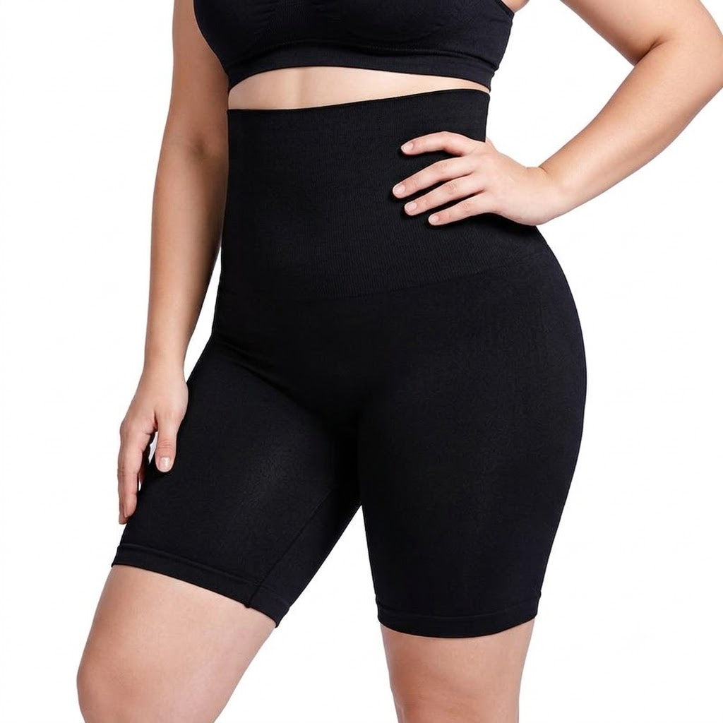 Seamless High Waist Plus Size Shapewear Shorts