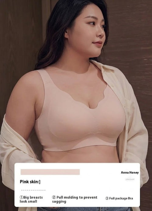 Plus Size Seamless Support Bra