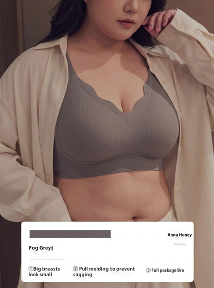 Plus Size Seamless Support Bra