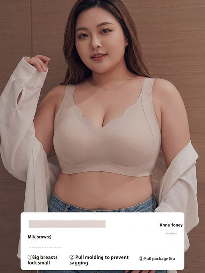 Plus Size Seamless Support Bra